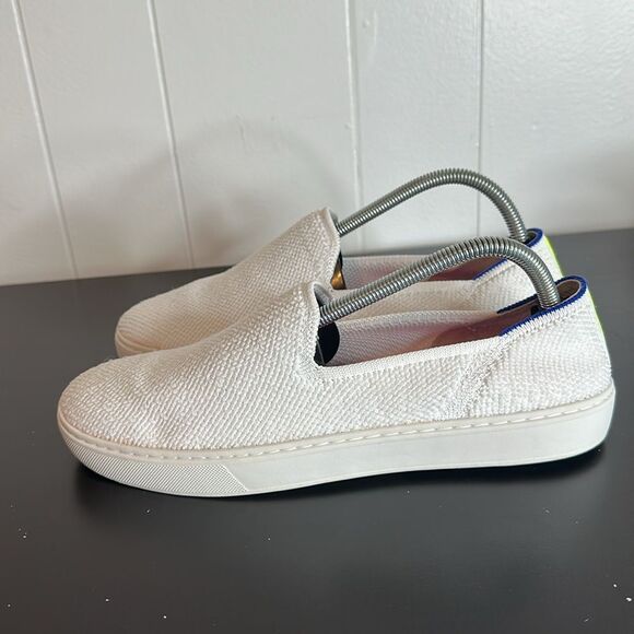 ROTHY'S The Original Slip On Sneaker Shoes White Women's 10 - Picture 1 of 10